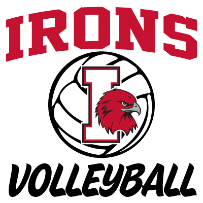 Irons Volleyball logo